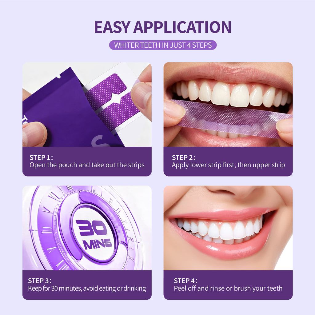 Onyxa Purple Smile Whitening Strips